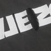 バレンシアガ UNIFIT ターニングロゴ オーバーサイズ ダメージ加工 クルーネック ショートスリーブ 半袖Ｔシャツ ブラック 5 メンズ