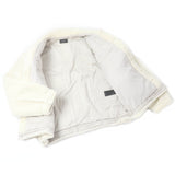バレンシアガ UNISEX オーバーサイズ ボアジャケット ブルゾン アイボリー 2 メンズ - NEWSED