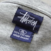 Stüssy 美国制造徽标印花口袋 T 恤，灰色