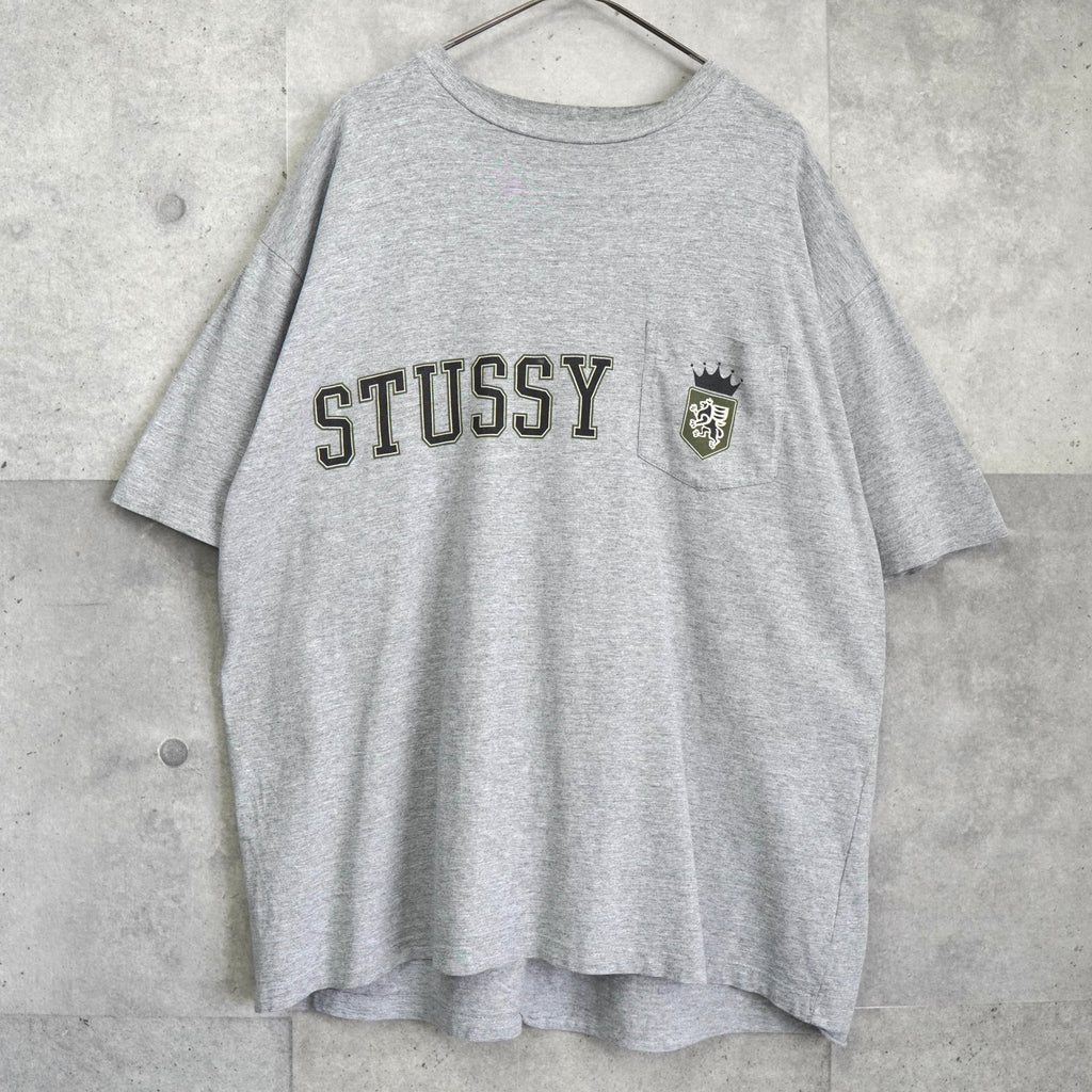 stüssy ロゴプリント Tシャツ グレー kids 140〜150 STUSSY グレー T