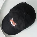 メゾン キツネ フォックスヘッド キャップ ブラック