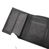 ヴァレンティノ Vロゴ レザー 三つ折り財布 ブラック - NEWSED