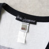 Dolce & Gabbana 女士白色 V 领短袖针织衫，带刺绣数字