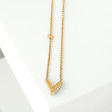 ルイ ヴィトン コリエ・エセンシャルV ペルル ネックレス ゴールド - NEWSED