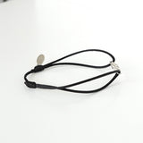 ヴァレンティノ Vロゴ シグネチャー ブレスレット シルバー ブラック - NEWSED