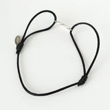 ヴァレンティノ Vロゴ シグネチャー ブレスレット シルバー ブラック - NEWSED