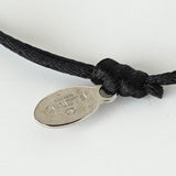 ヴァレンティノ Vロゴ シグネチャー ブレスレット シルバー ブラック - NEWSED