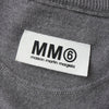MM6 Maison Margiela 女士 V 领开衩七分袖针织衫（灰色）