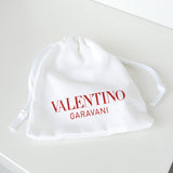 ヴァレンティノ Vロゴ シグネチャー ブレスレット シルバー ブラック - NEWSED