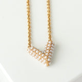 ルイ ヴィトン コリエ・エセンシャルV ペルル ネックレス ゴールド - NEWSED