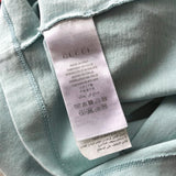 グッチ Vネック オーバーサイズ Tシャツ ブルー / ブラウン - NEWSED