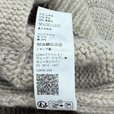 セリーヌ オーバーサイズ ロゴボタン ケーブル編み Vネック ニット カーディガン ベージュ XS レディース - NEWSED