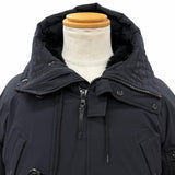 ビズビム VALDEZ DOWN COAT GORE-TEX ワッペン付き フーデッド ジップアップ ダウンコート ブラック S メンズ - NEWSED