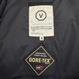 ビズビム VALDEZ DOWN COAT GORE-TEX ワッペン付き フーデッド ジップアップ ダウンコート ブラック S メンズ - NEWSED