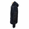 ビズビム VALDEZ DOWN COAT GORE-TEX ワッペン付き フーデッド ジップアップ ダウンコート ブラック S メンズ