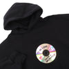 バレンシアガ VALENTINE CD HOODIE バレンタイン CDダメージ加工 プルオーバー パーカー ブラック 2 メンズ 未使用品
