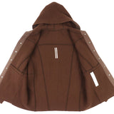 リックオウエンス VERGINE WOOL JACKET ジャケット ブラウン 48 メンズ - NEWSED