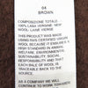 リックオウエンス VERGINE WOOL JACKET ジャケット ブラウン 48 メンズ