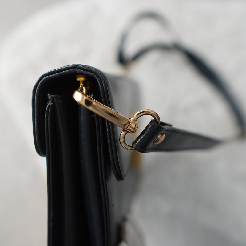 Vintage Calf Leather One Shoulder Bag - NEWSED