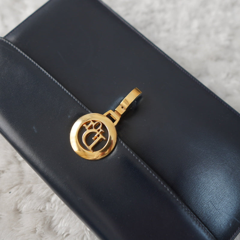 Vintage Calf Leather One Shoulder Bag - NEWSED