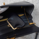 Vintage Calf Leather One Shoulder Bag - NEWSED