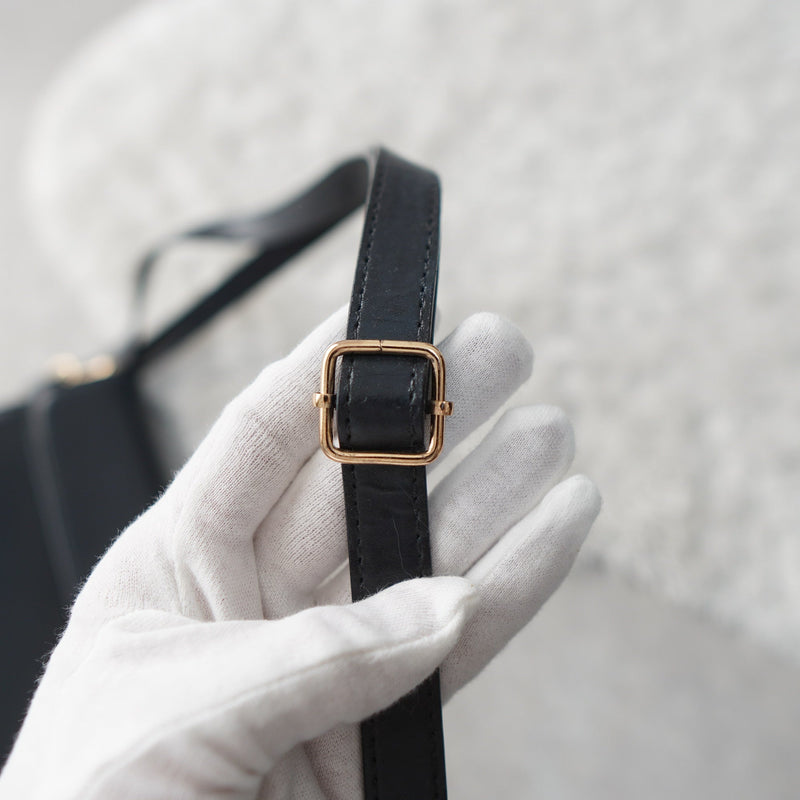 Vintage Calf Leather One Shoulder Bag - NEWSED