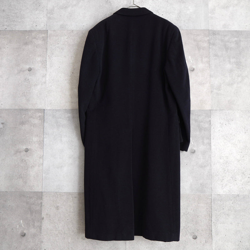 Vintage Cashmere Oversize Double - breast Chesterfield Coat - NEWSED