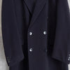 Vintage Cashmere Oversize Double-breast Chesterfield Coat