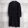Vintage Cashmere Oversize Double-breast Chesterfield Coat