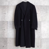 Vintage Cashmere Oversize Double - breast Chesterfield Coat - NEWSED