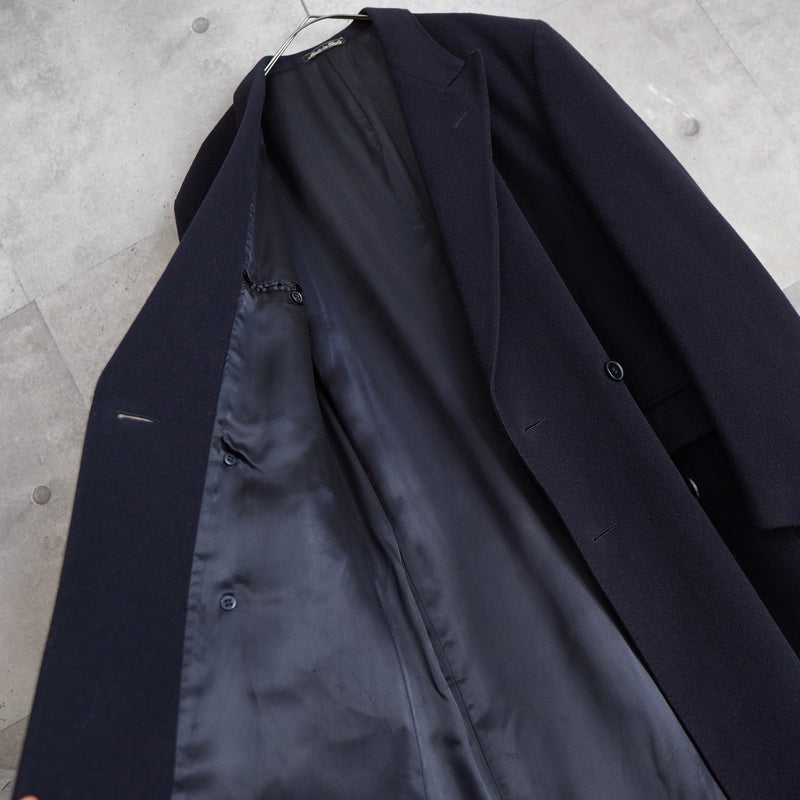 Vintage Cashmere Oversize Double - breast Chesterfield Coat - NEWSED