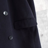 Vintage Cashmere Oversize Double - breast Chesterfield Coat - NEWSED