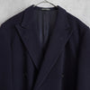 Vintage Cashmere Oversize Double-breast Chesterfield Coat
