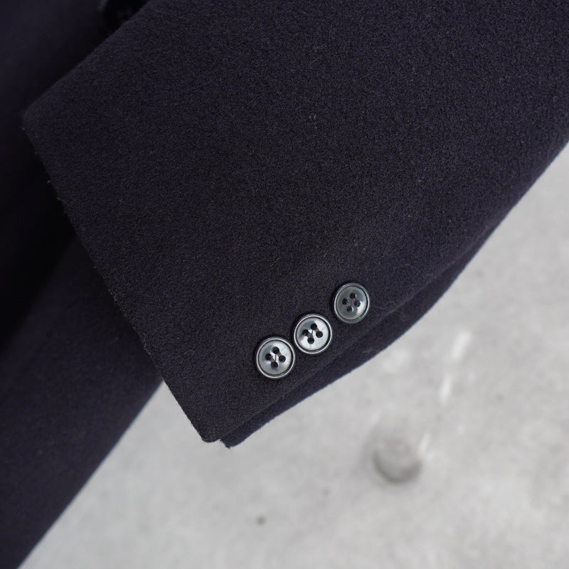 Vintage Cashmere Oversize Double - breast Chesterfield Coat - NEWSED