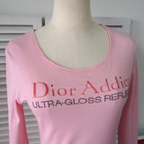 Vintage Dior Addict Long Sleeve Top - NEWSED