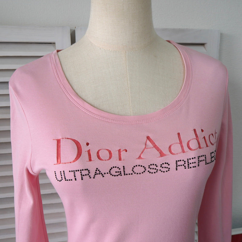 Vintage Dior Addict Long Sleeve Top - NEWSED