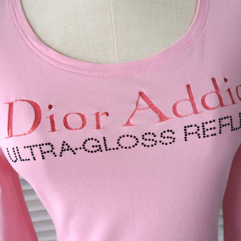 Vintage Dior Addict Long Sleeve Top - NEWSED