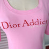 Vintage Dior Addict Three Quarter Sleeve Top
