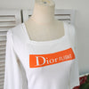 Vintage Dior Flight Scooped Neck Top