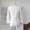 Vintage Dior Snow Scooped Neck Top