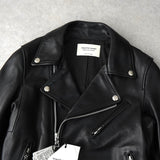 ビューティフル ピープル vintage eather iders jacket レザージャケット ライダースジャケット ブラック タグ付き未使用品 レディース - NEWSED