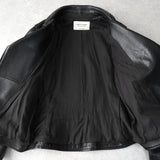 ビューティフル ピープル vintage eather iders jacket レザージャケット ライダースジャケット ブラック タグ付き未使用品 レディース - NEWSED
