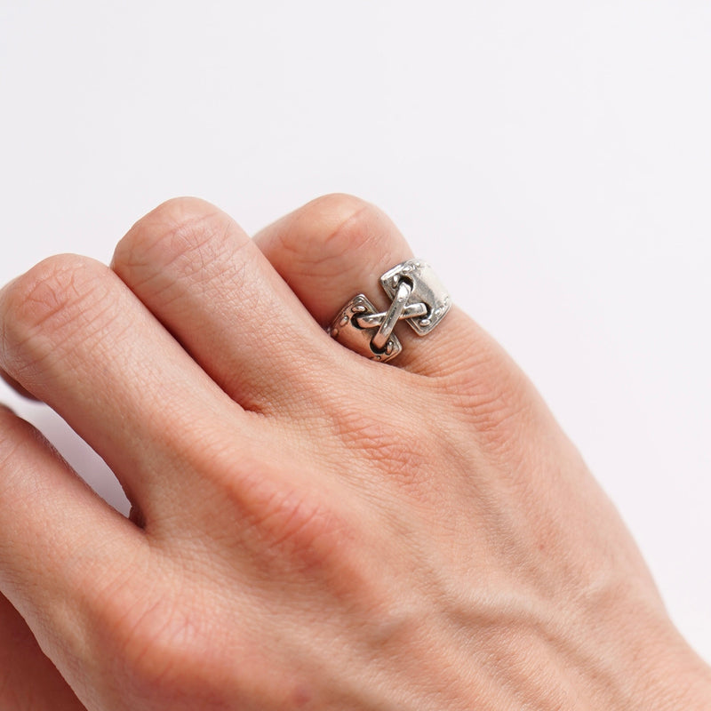 Vintage Mexico Ring Silver 925 Size:54 - NEWSED
