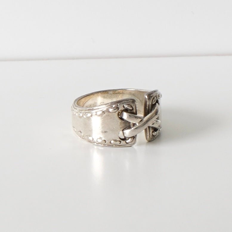 Vintage Mexico Ring Silver 925 Size:54 - NEWSED