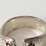 Vintage Mexico Ring Silver 925 Size:54 - NEWSED
