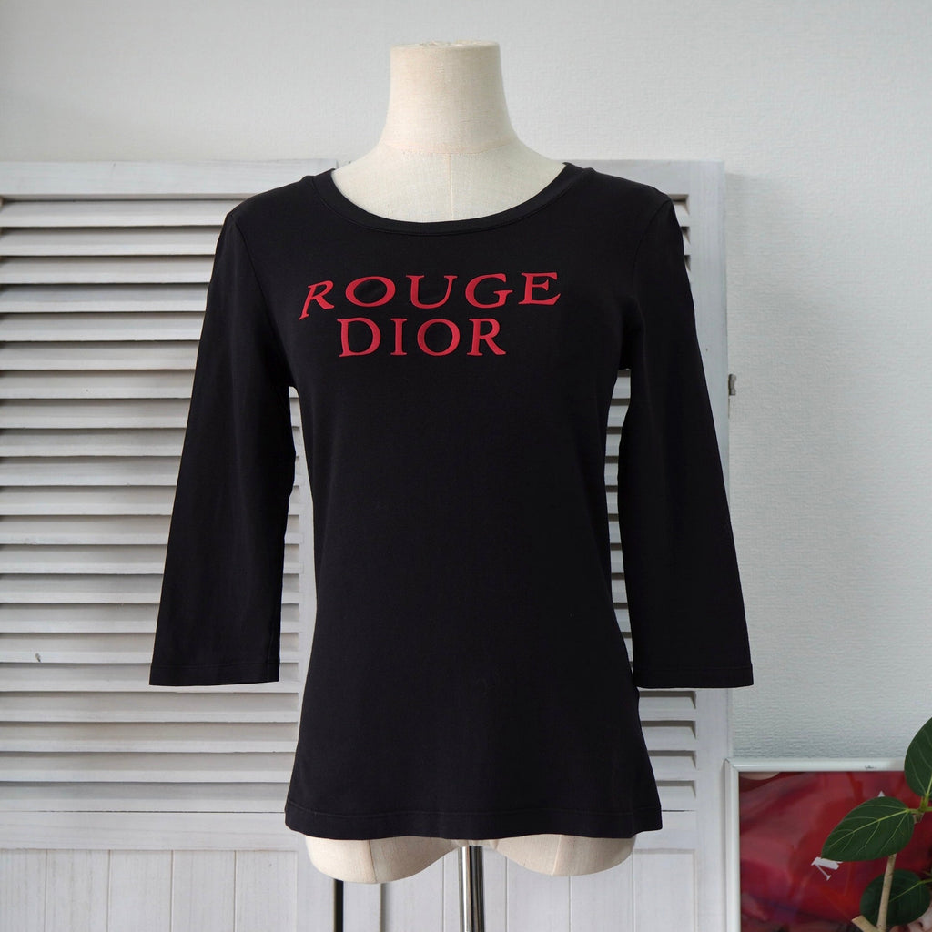 Vintage Rouge Dior Long Sleeve Top