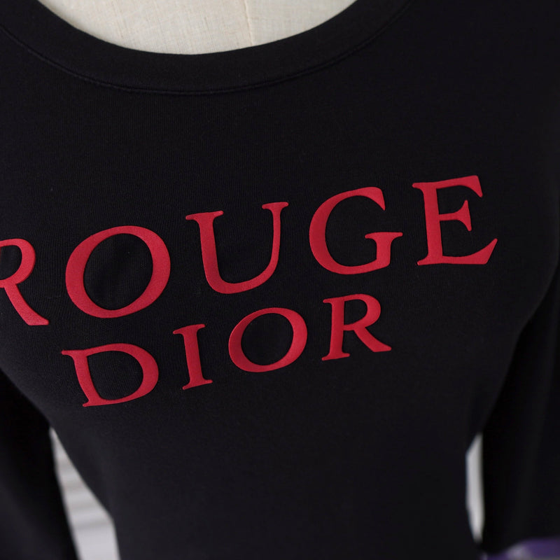 Vintage Rouge Dior Long Sleeve Top - NEWSED
