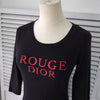 Vintage Rouge Dior Long Sleeve Top