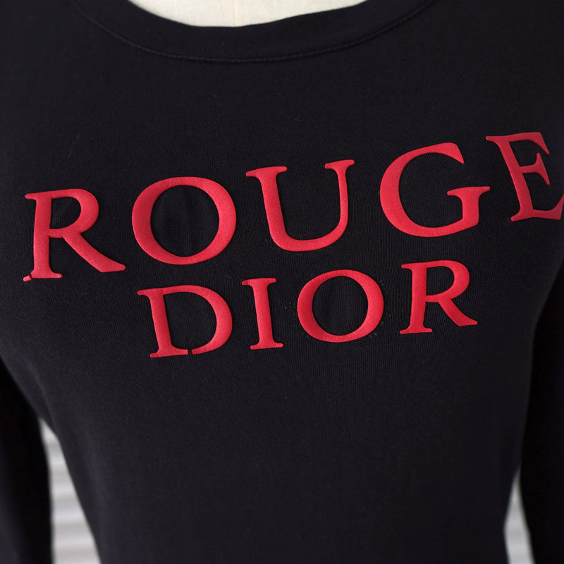 Vintage Rouge Dior Long Sleeve Top - NEWSED