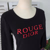 Vintage Rouge Dior Long Sleeve Top